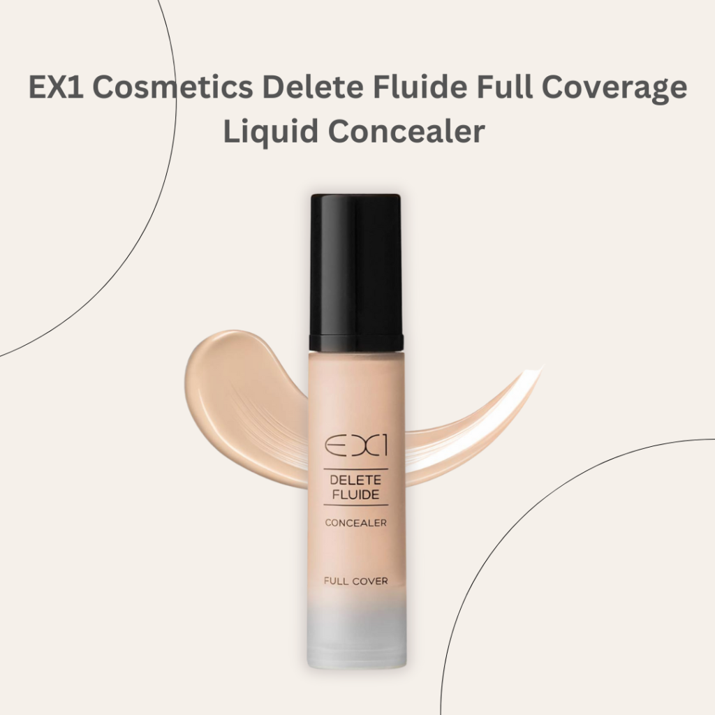 EX1 Cosmetics Delete Fluide Full Coverage Liquid Concealer