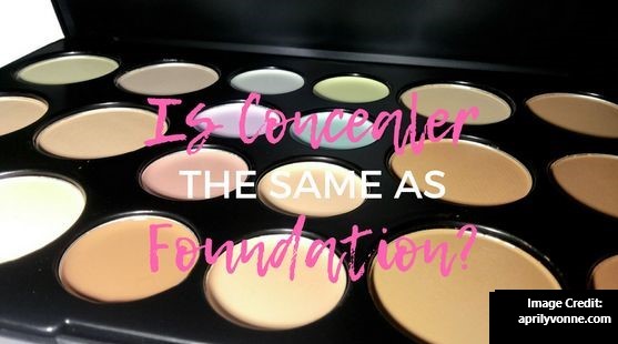 Is Concealer The Same As Foundation?